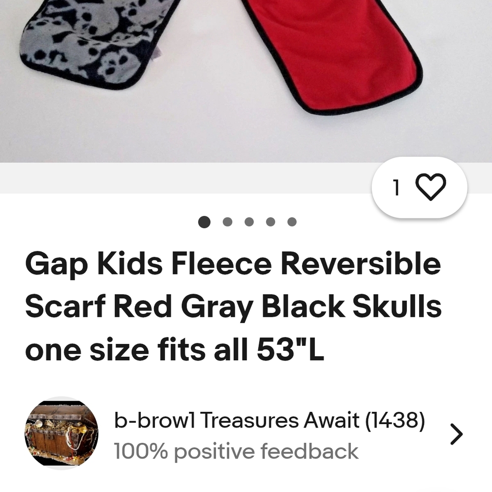 GAP Black and Gray Winter Houndstooth Scarf